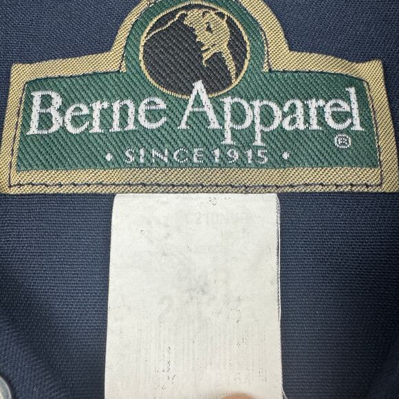 Berne Apparel Blue Canvas/Cotton Work/Mechanic/Farm Chore Jumpsuit Men's 2XL - Picture 5 of 5